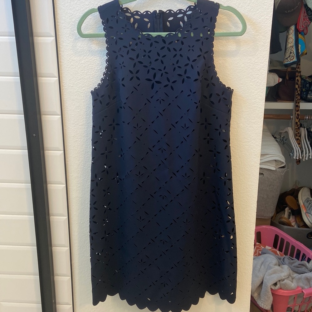 Navy JCrew dress
